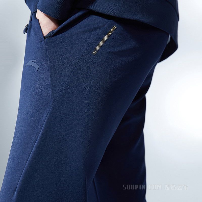 安踏精英训练系列男针织运动长裤