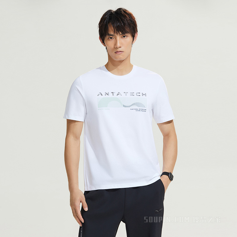 安踏综训系列元能开练男子短袖针织T恤衫