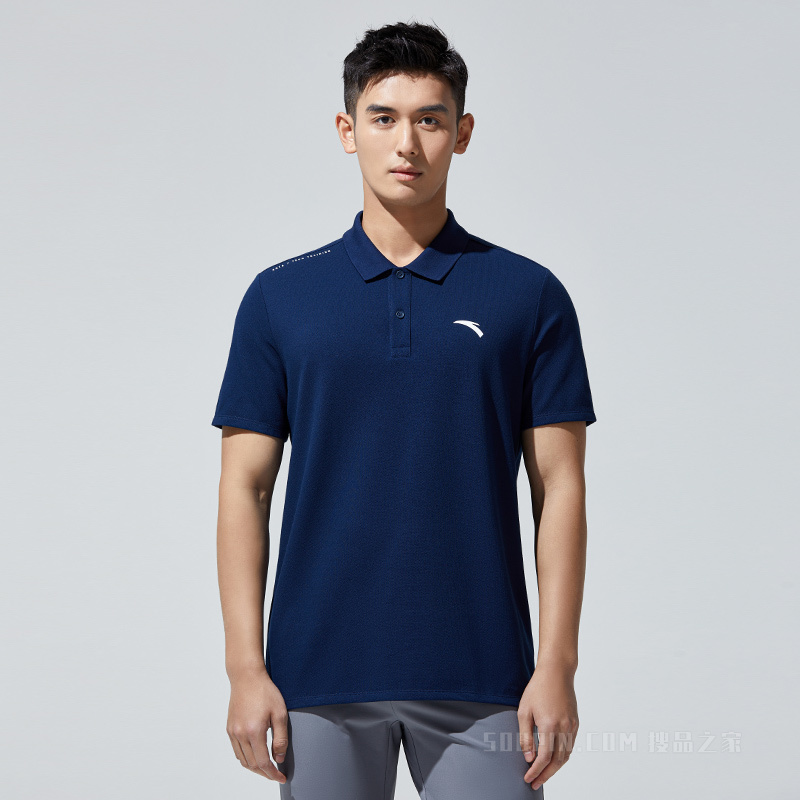 安踏综训系列男子短袖POLO衫