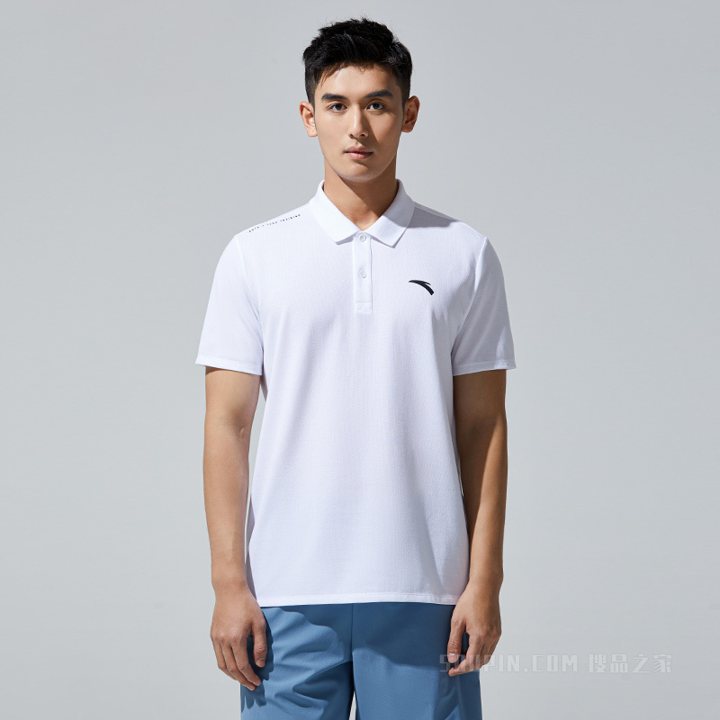 安踏综训系列男子短袖POLO衫