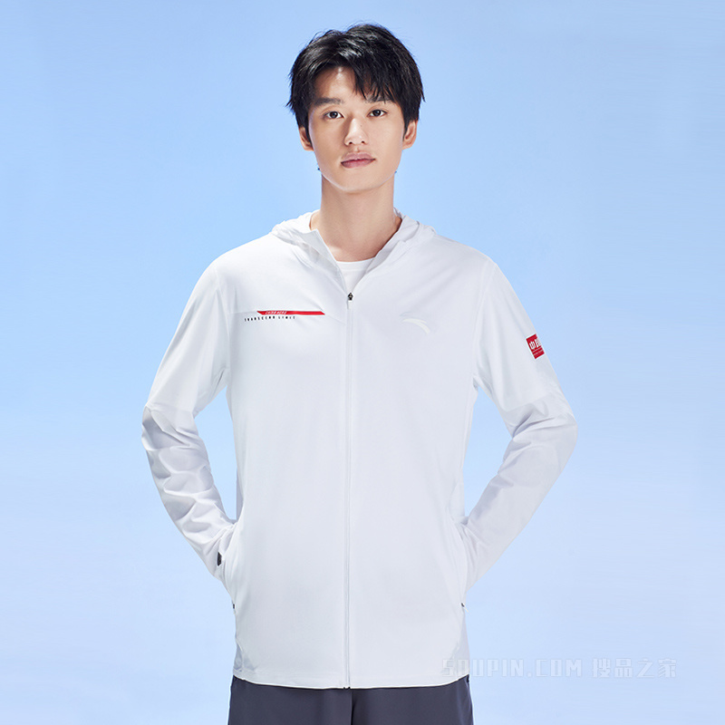 安踏综训系列ANTA CHN冰肤科技男子针织运动上衣防晒服