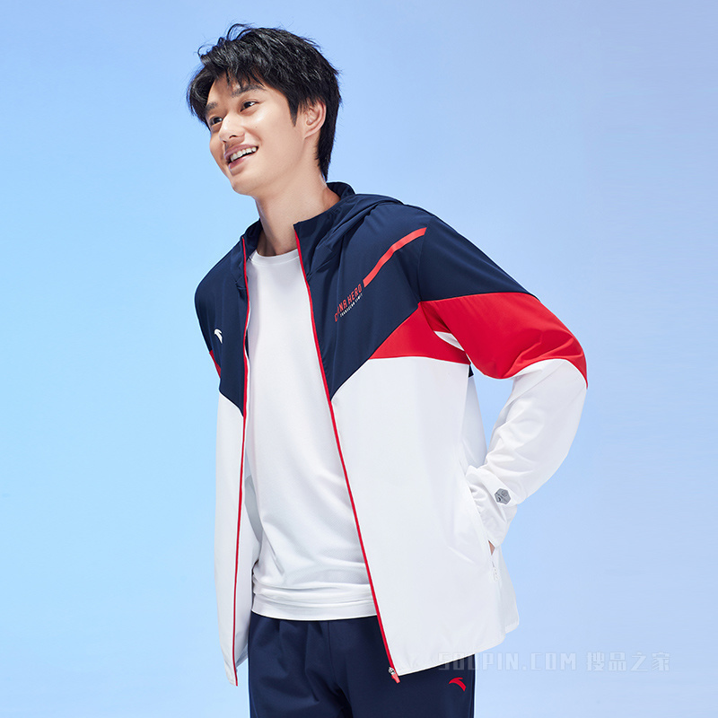安踏综训系列ANTA CHN男梭织薄外套防晒服