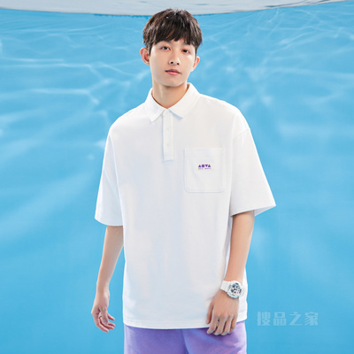 安踏滑板系列My playground男子短袖POLO衫
