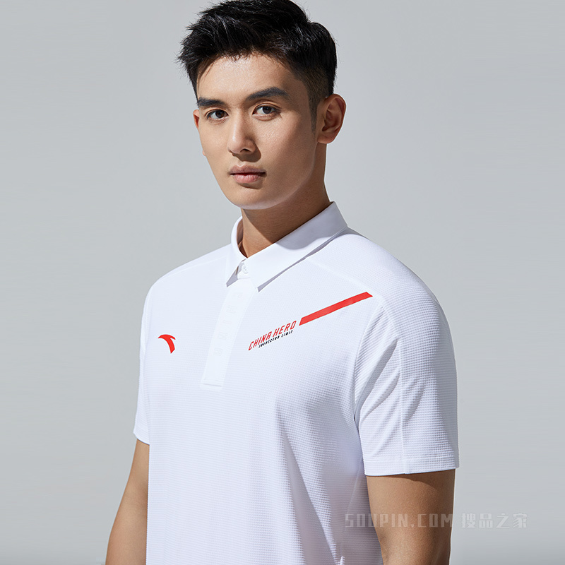 安踏综训系列ANTA CHN冰肤科技男子短袖POLO衫