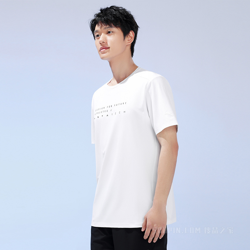 安踏综训系列元能开练男针织短袖T恤衫