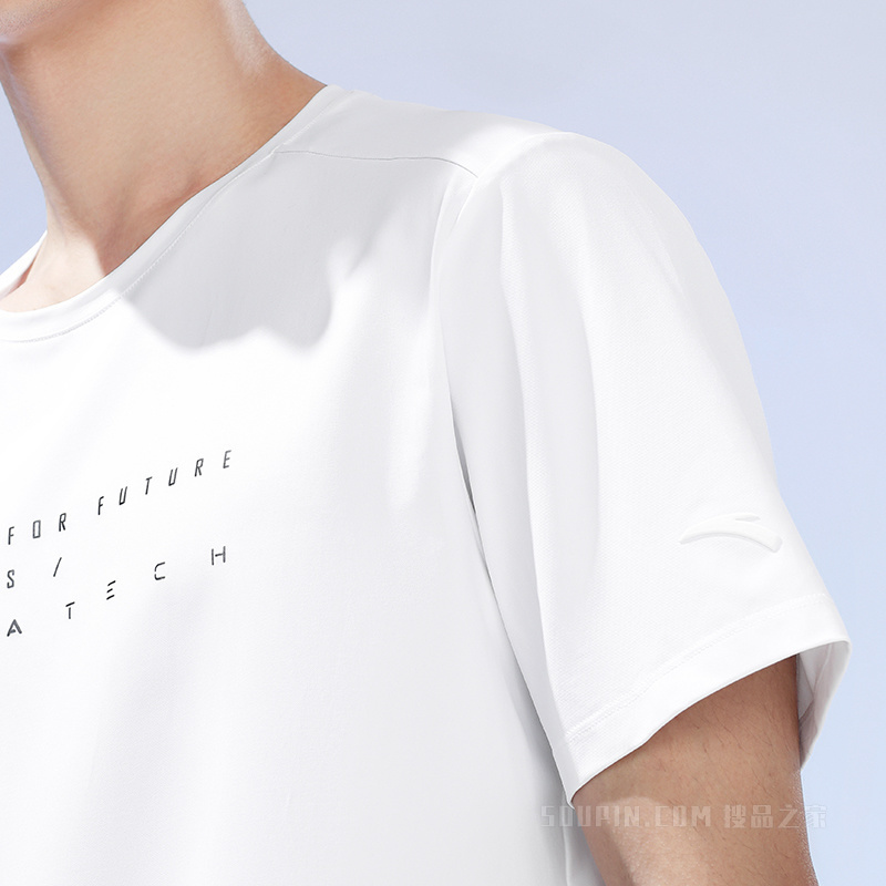 安踏综训系列元能开练男针织短袖T恤衫