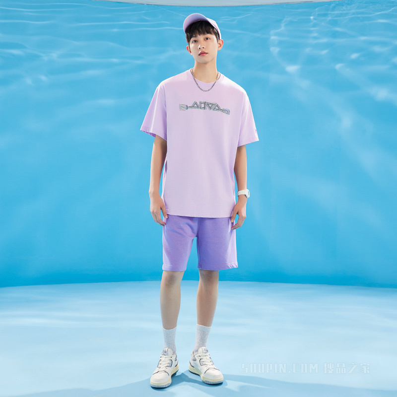 【王一博同款】安踏滑板系列My playground冰肤科技男短袖针织T恤衫
