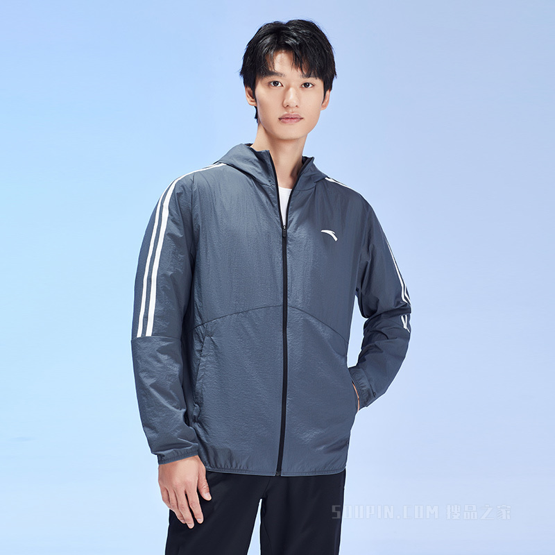 安踏运动经典系列男子梭织运动上衣防晒服