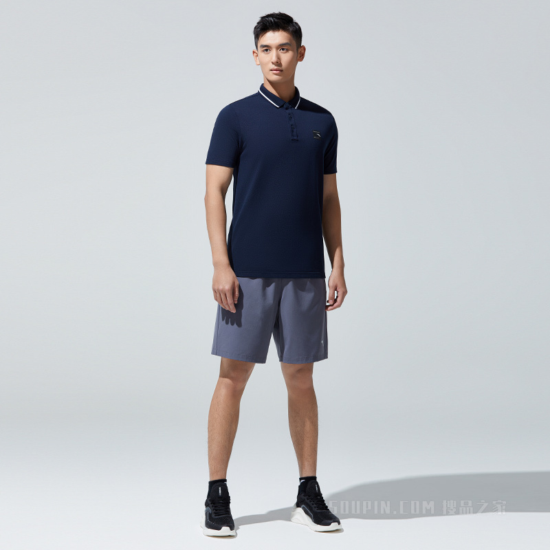 安踏运动经典系列男短袖POLO衫