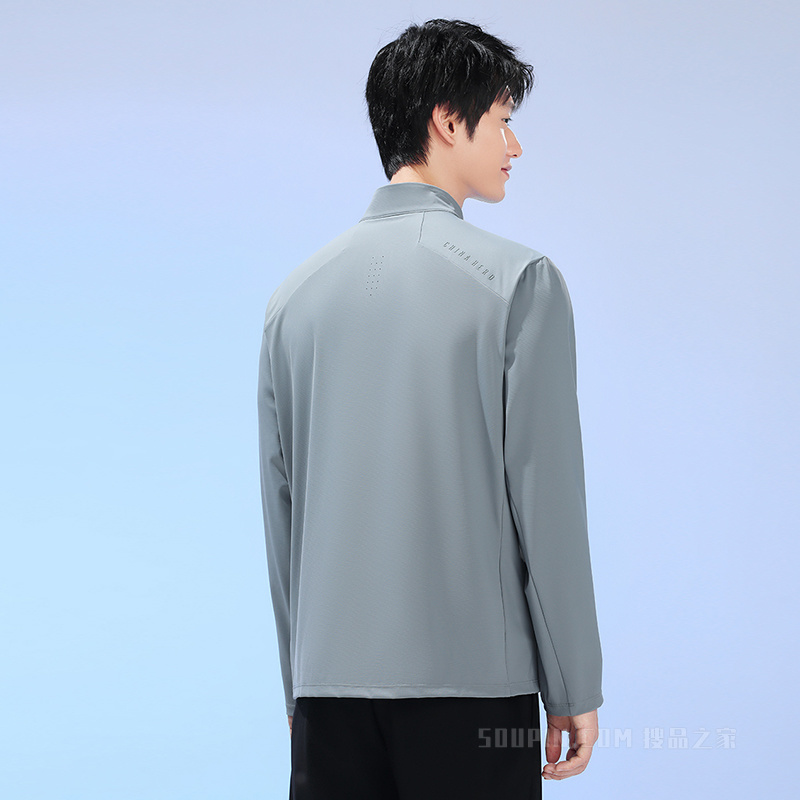安踏精英训练系列冰肤科技男子针织运动上衣