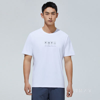安踏综训系列元能开练吸湿速干科技男短袖针织T恤衫