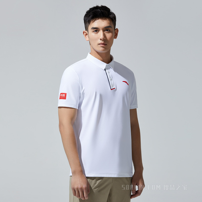 安踏综训系列ANTA CHN冰肤科技男子短袖POLO衫