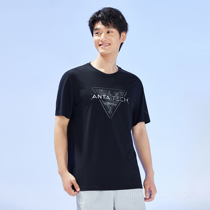 安踏综训系列元能开练冰肤科技男子短袖T恤衫