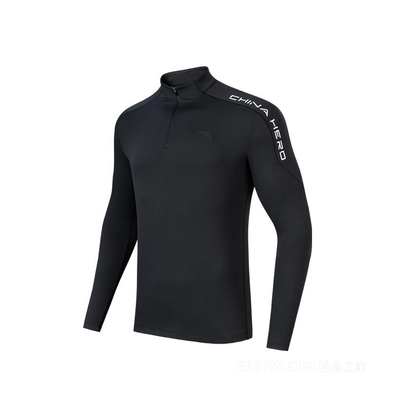 安踏中国冰雪系列男长袖针织衫