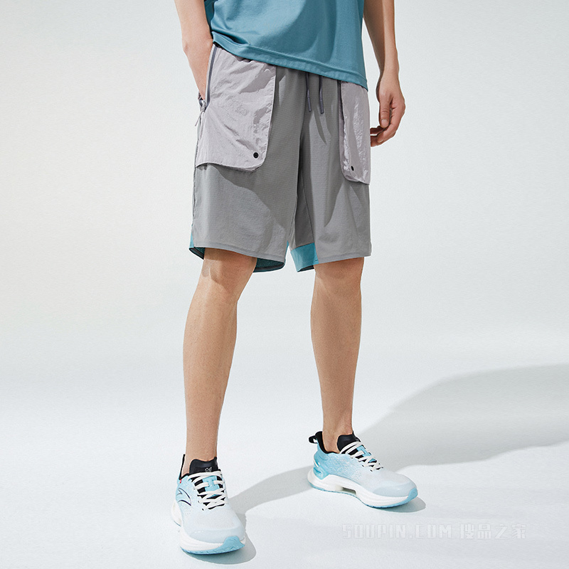 ANTA x Robert Geller设计师联名系列男梭织五分裤