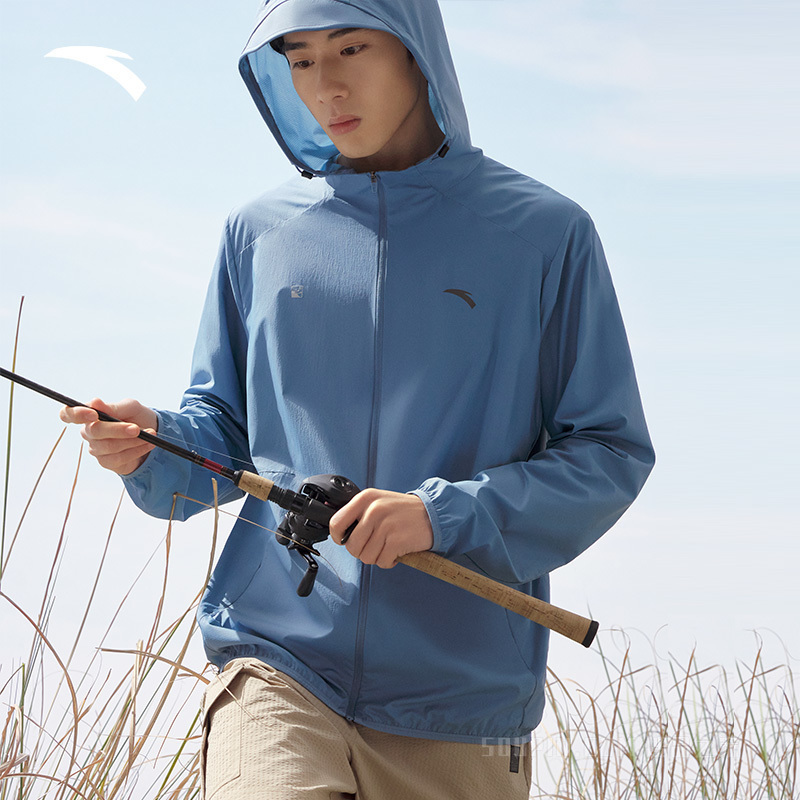 安踏防晒系列绝绝紫2代UPF100+ 男子冰丝户外防晒服
