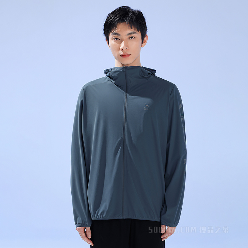 安踏防晒系列绝绝紫2代UPF50+ 男子冰丝户外超轻防晒服