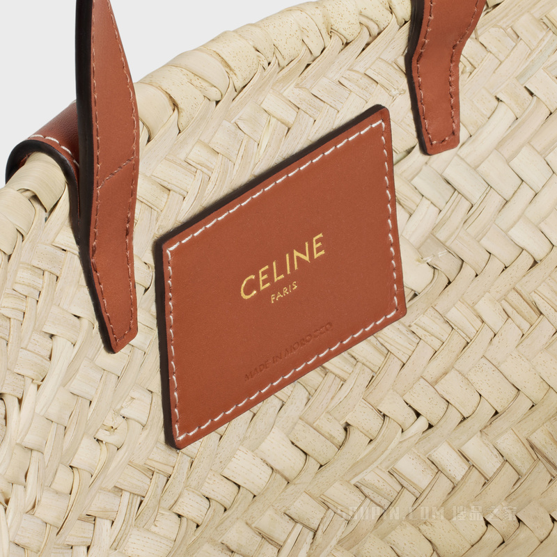 TEEN TRIOMPHE CELINE CLASSIC棕榈叶牛皮革提篮包 23879