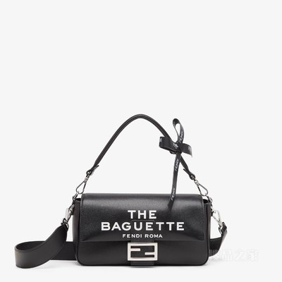 Baguette手袋 黑色皮革FENDI by Marc Jacobs手袋