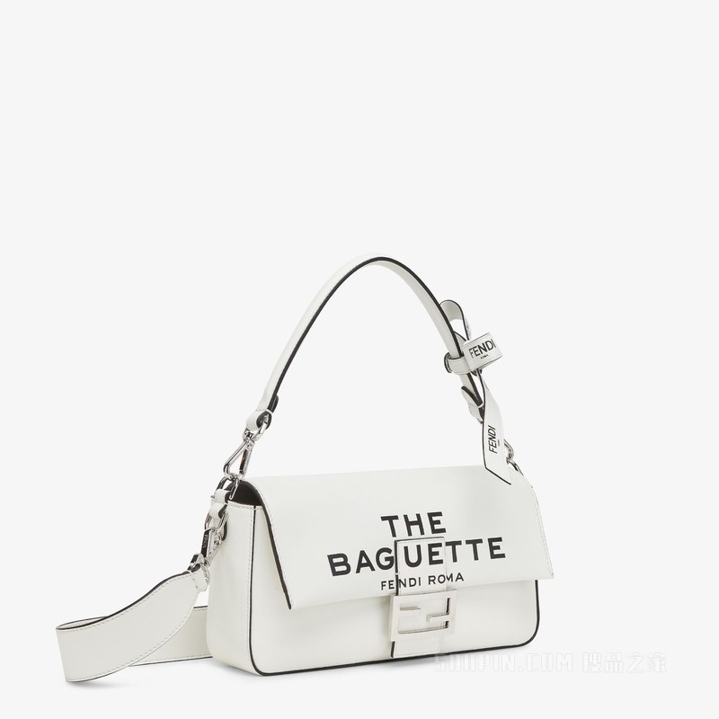 Baguette手袋 白色皮革FENDI by Marc Jacobs手袋
