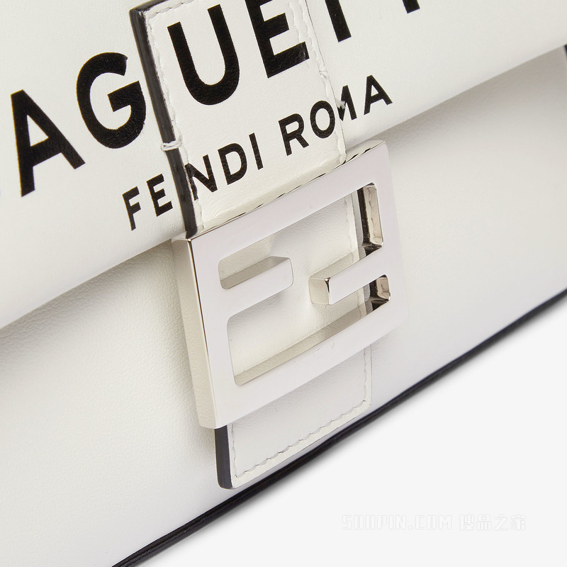 Baguette手袋 白色皮革FENDI by Marc Jacobs手袋