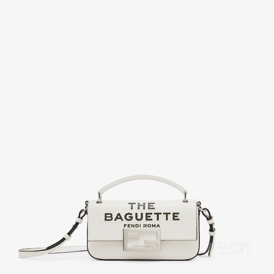 Baguette手机包 白色纳帕皮革FENDI by Marc Jacobs手拿包
