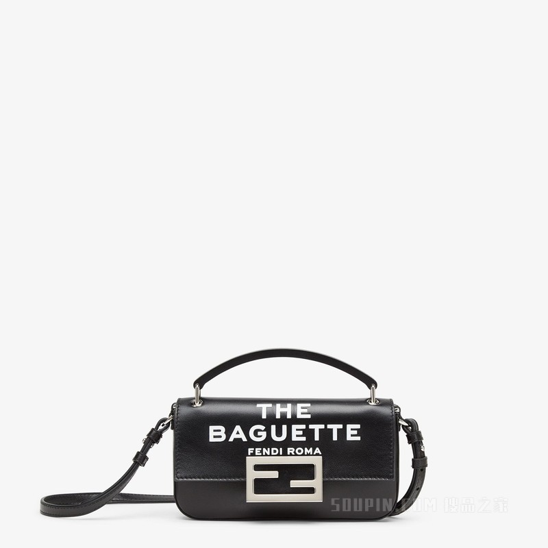 Baguette手机包 黑色纳帕皮革FENDI by Marc Jacobs手拿包