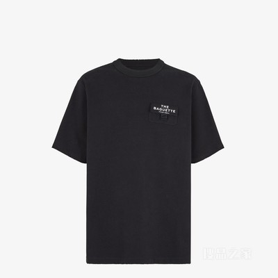 T恤 黑色平纹布FENDI by Marc Jacobs T恤