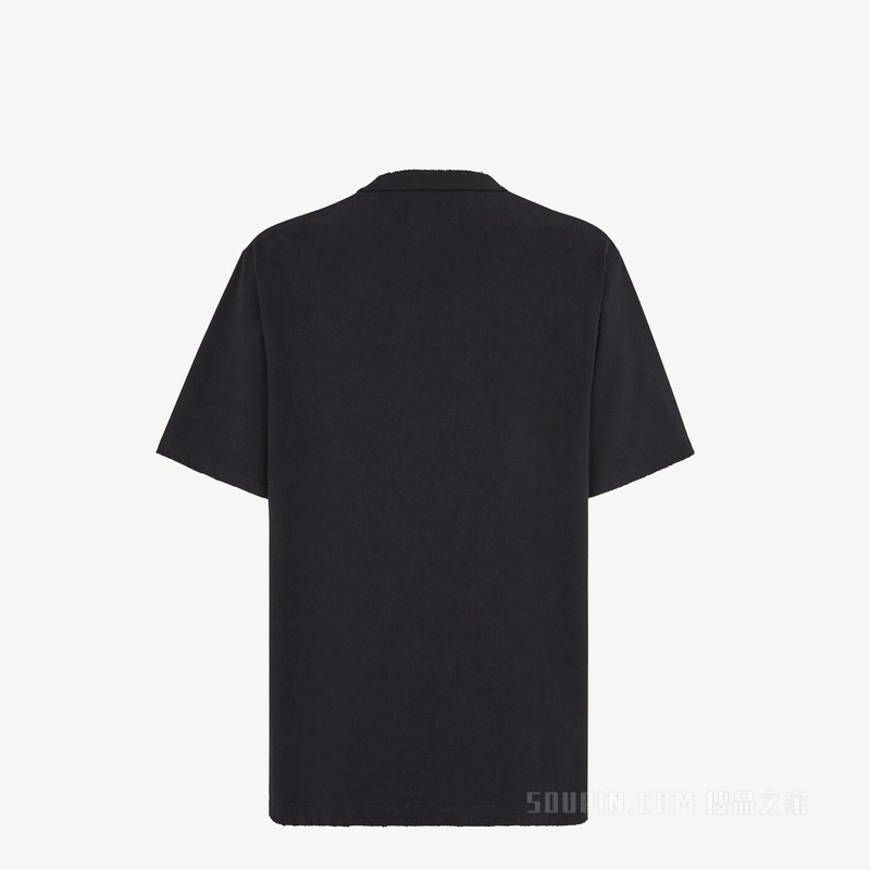T恤 黑色平纹布FENDI by Marc Jacobs T恤