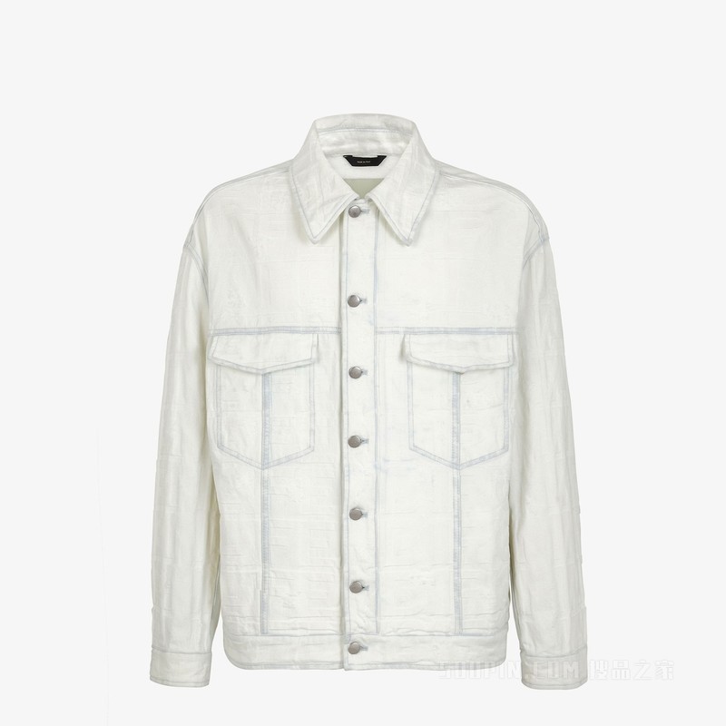 夹克 白色牛仔布FENDI by Marc Jacobs夹克