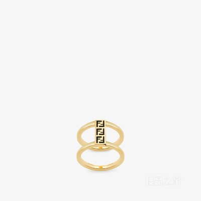 Forever FENDI戒指 金色戒指