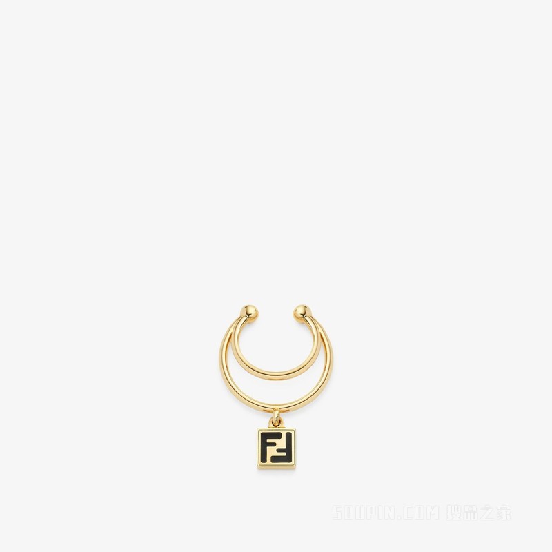 Forever FENDI全耳式耳环 金色耳环