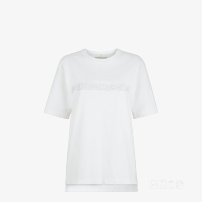 T恤 白色平纹布FENDI by Marc Jacobs T恤