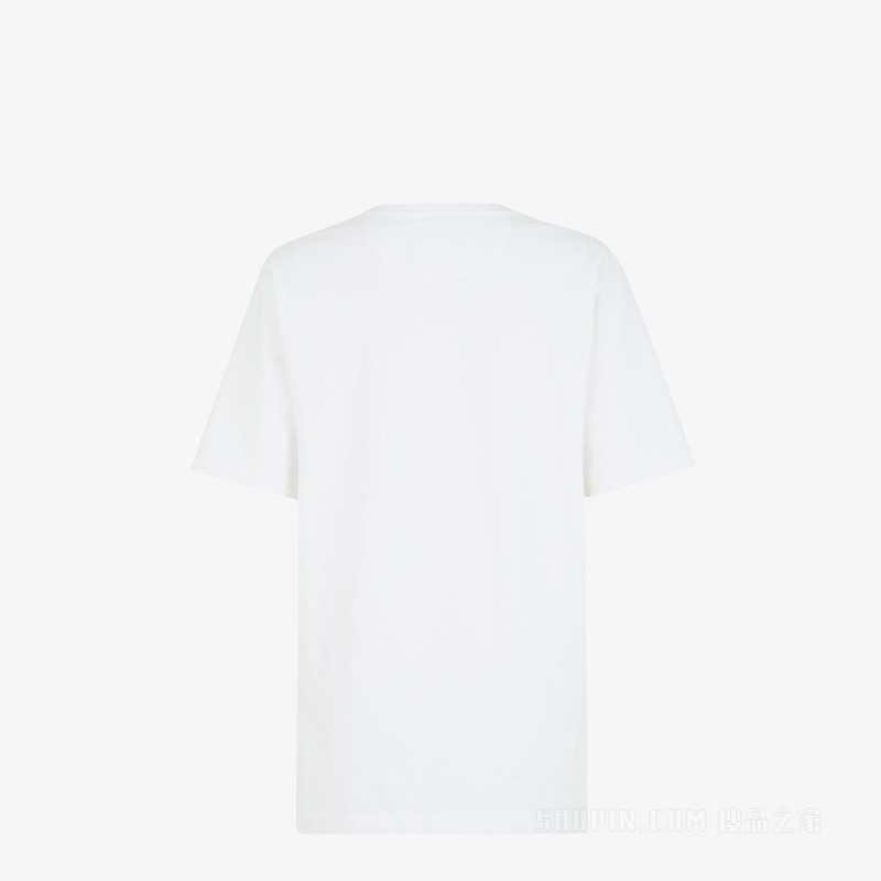 T恤 白色平纹布FENDI by Marc Jacobs T恤