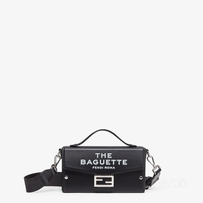 Soft Trunk Baguette手袋 黑色皮革FENDI by Marc Jacobs手袋