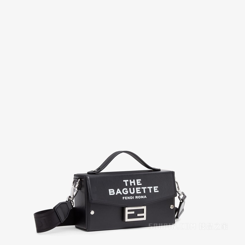 Soft Trunk Baguette手袋 黑色皮革FENDI by Marc Jacobs手袋