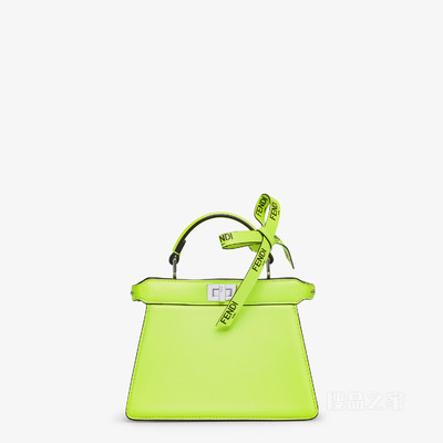 Peekaboo ISeeU Petite手袋 荧光黄皮革FENDI by Marc Jacobs手袋