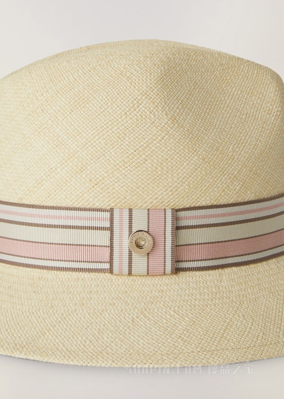 The Suitcase Stripe Ingrid 帽子 稻草