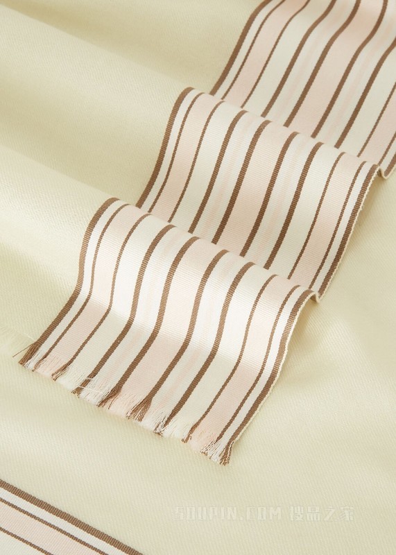 The Suitcase Stripe 斗篷 桑蚕丝, 羊绒