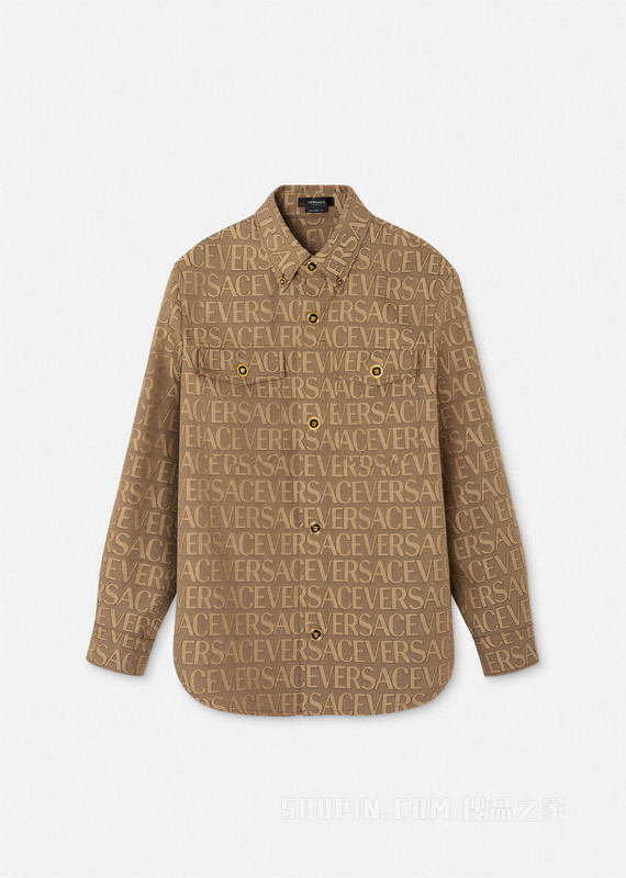 Versace Allover外套式衬衫