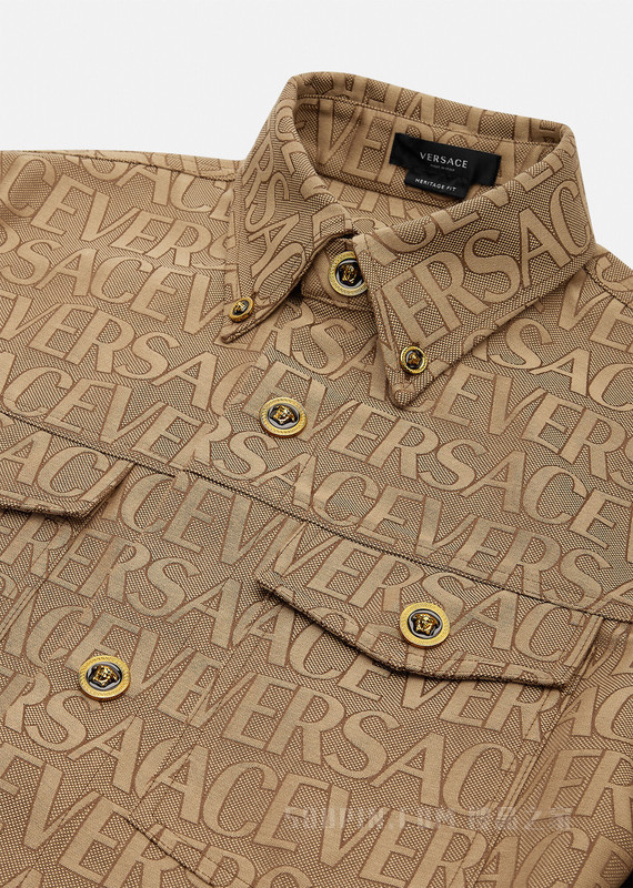Versace Allover外套式衬衫