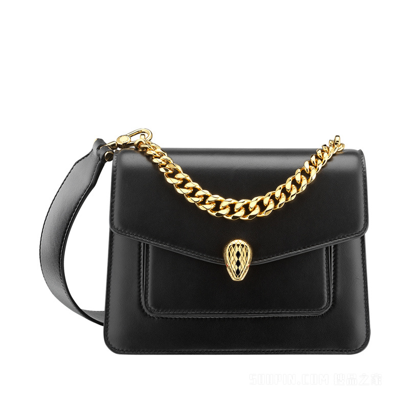 BVLGARI/宝格丽】Serpenti Forever Maxi Chain手袋斜挎包292392