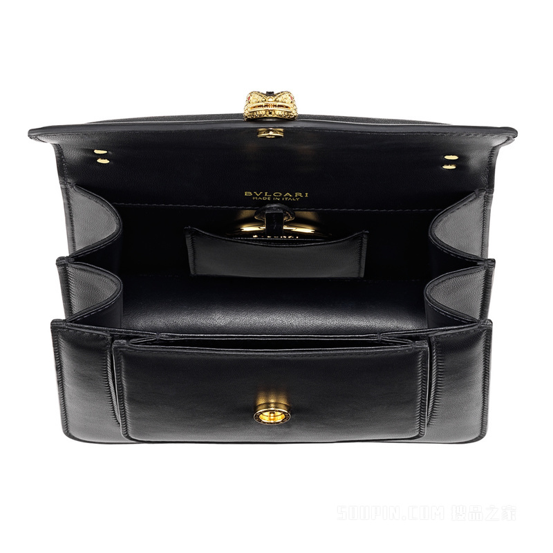 【専用】BVLGARI 黒　手袋 BVLGARI/宝格丽】Serpenti Forever Maxi Chain手袋斜挎包292392