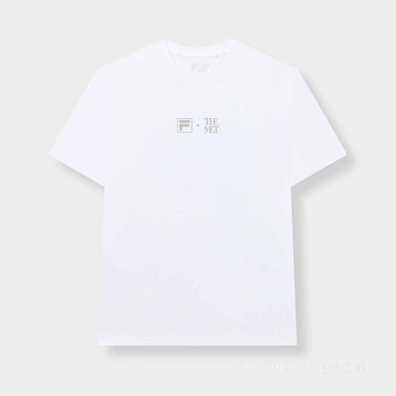 FILA x THE MET联名男子时尚休闲短袖T裇