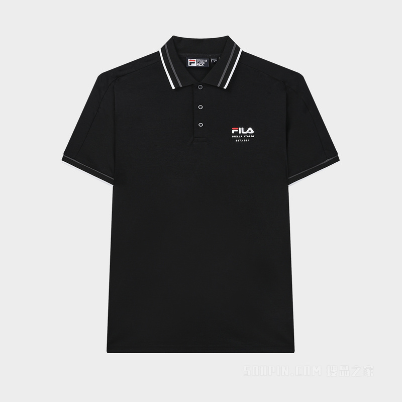 FILA x THE MET联名男子时尚休闲短袖POLO