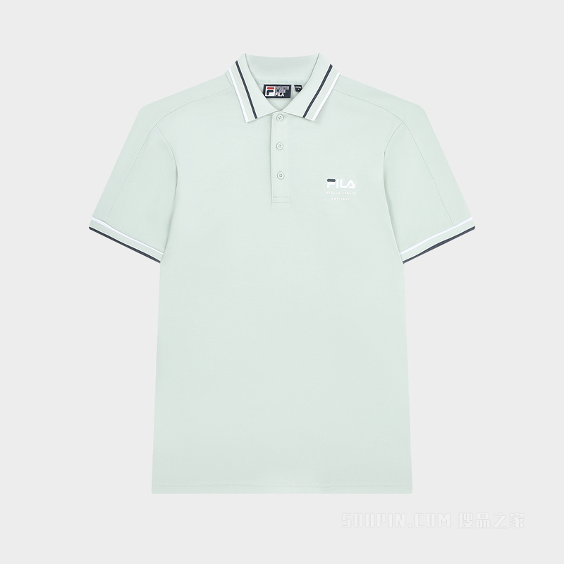 FILA x THE MET联名男子时尚休闲短袖POLO