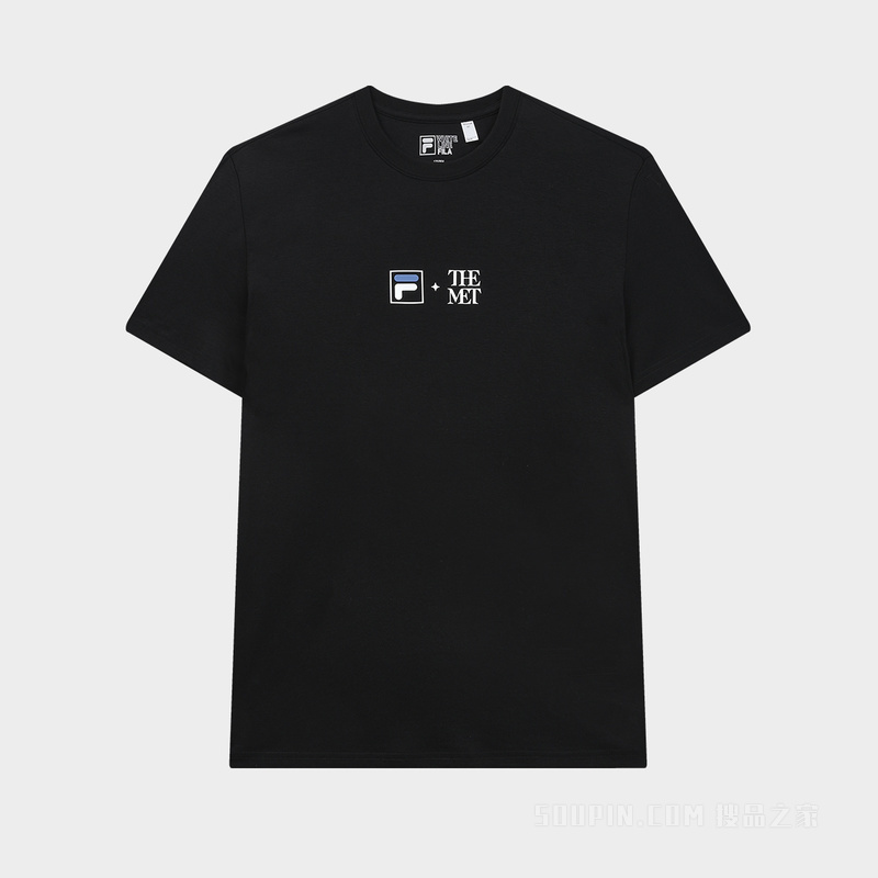 FILA x THE MET联名男子时尚休闲短袖T裇