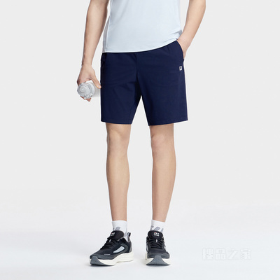 男子场下健身针织五分裤