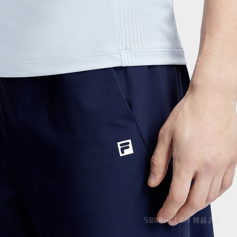 男子场下健身针织五分裤