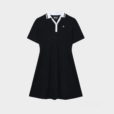 FILA x THE MET联名女子时尚休闲连衣裙